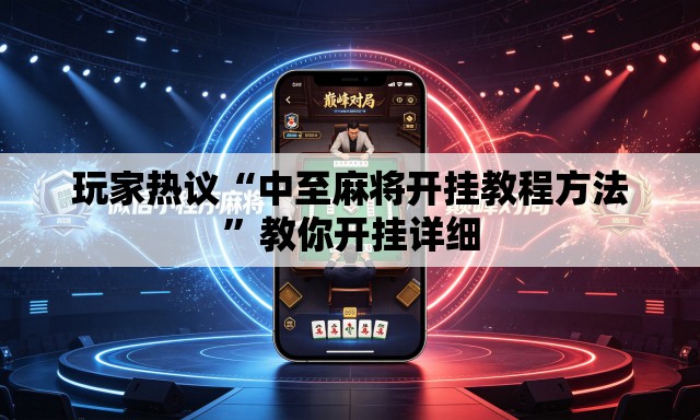 玩家热议“中至麻将开挂教程方法”教你开挂详细
