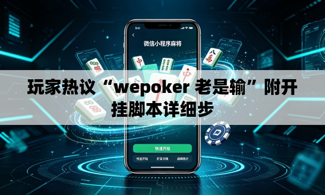 玩家热议“wepoker 老是输”附开挂脚本详细步