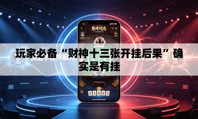 玩家必备“财神十三张开挂后果	”确实是有挂