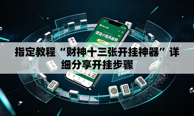 指定教程“财神十三张开挂神器”详细分享开挂步骤