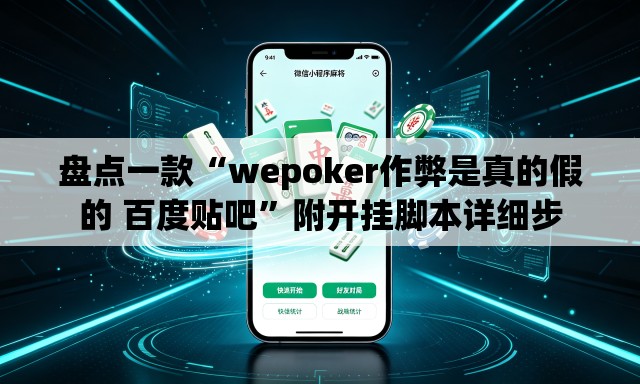 盘点一款“wepoker作弊是真的假的 百度贴吧”附开挂脚本详细步