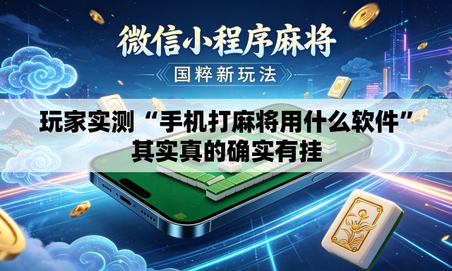 玩家实测“手机打麻将用什么软件”其实真的确实有挂