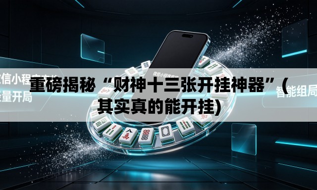 重磅揭秘“财神十三张开挂神器”(其实真的能开挂)