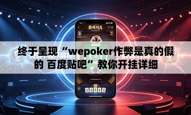 终于呈现“wepoker作弊是真的假的 百度贴吧	”教你开挂详细
