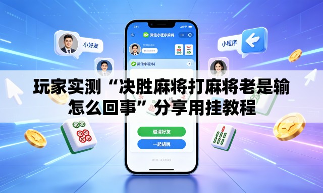 玩家实测“决胜麻将打麻将老是输怎么回事”分享用挂教程