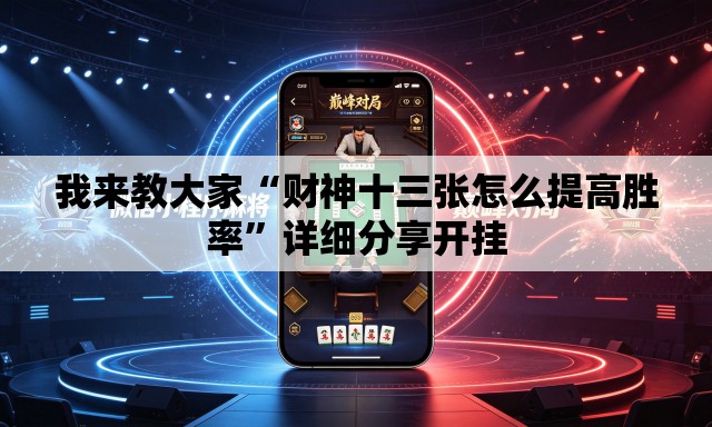 我来教大家“财神十三张怎么提高胜率”详细分享开挂