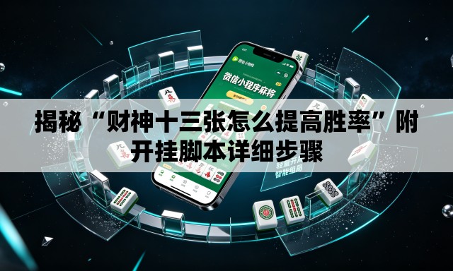 揭秘“财神十三张怎么提高胜率”附开挂脚本详细步骤