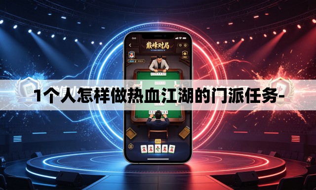 1个人怎样做热血江湖的门派任务-