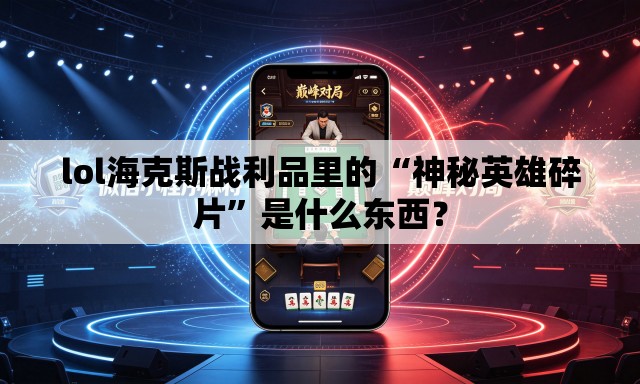 lol海克斯战利品里的“神秘英雄碎片”是什么东西？
