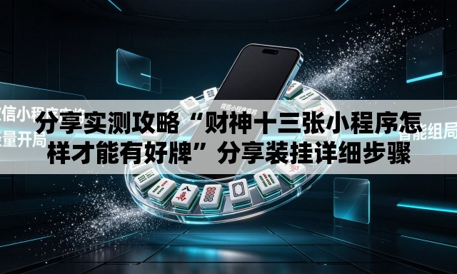 分享实测攻略“财神十三张小程序怎样才能有好牌	”分享装挂详细步骤