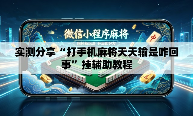 实测分享“打手机麻将天天输是咋回事”挂辅助教程