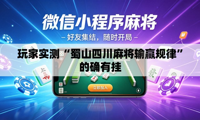 玩家实测“蜀山四川麻将输赢规律”的确有挂