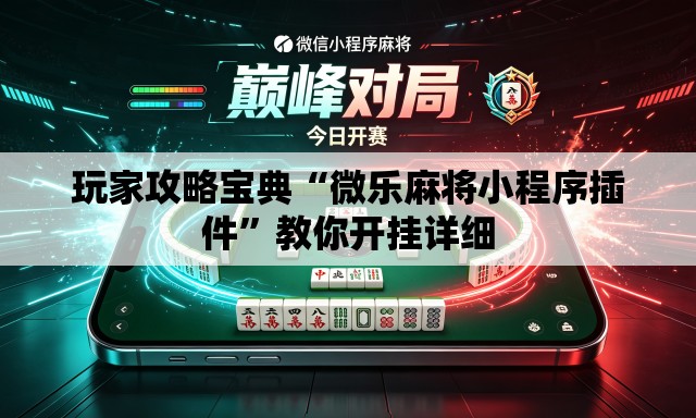 玩家攻略宝典“微乐麻将小程序插件”教你开挂详细