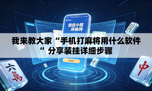 我来教大家“手机打麻将用什么软件”分享装挂详细步骤