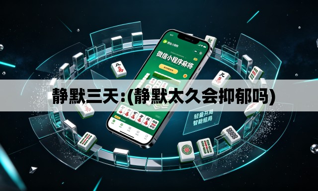   静默三天:(静默太久会抑郁吗)
