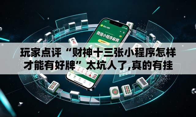玩家点评“财神十三张小程序怎样才能有好牌”太坑人了,真的有挂