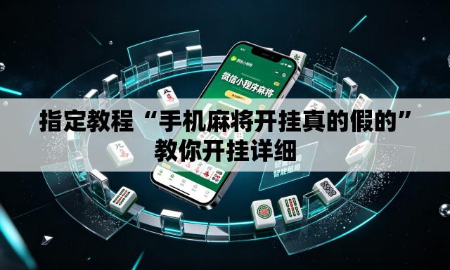 指定教程“手机麻将开挂真的假的”教你开挂详细