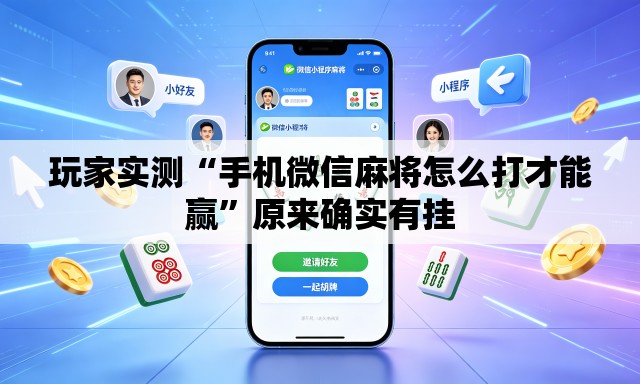 玩家实测“手机微信麻将怎么打才能赢	”原来确实有挂