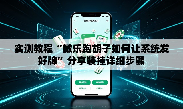 实测教程“微乐跑胡子如何让系统发好牌”分享装挂详细步骤