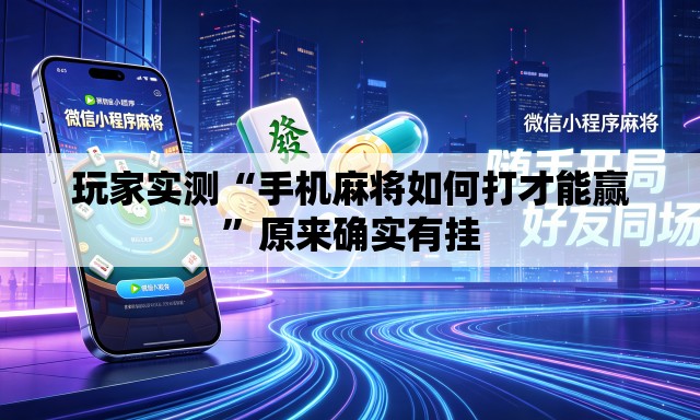 玩家实测“手机麻将如何打才能赢”原来确实有挂