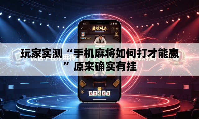 玩家实测“手机麻将如何打才能赢	”原来确实有挂