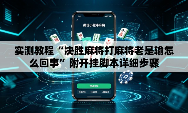 实测教程“决胜麻将打麻将老是输怎么回事”附开挂脚本详细步骤