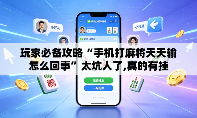 玩家必备攻略“手机打麻将天天输怎么回事	”太坑人了,真的有挂