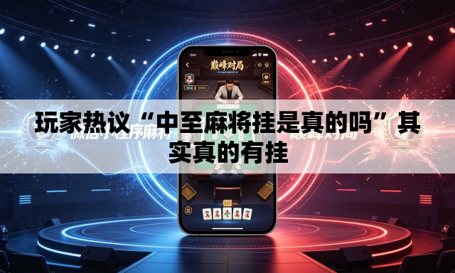 玩家热议“中至麻将挂是真的吗	”其实真的有挂