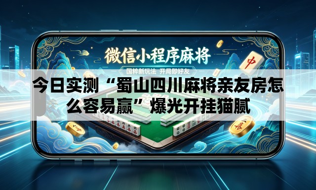 今日实测“蜀山四川麻将亲友房怎么容易赢”爆光开挂猫腻