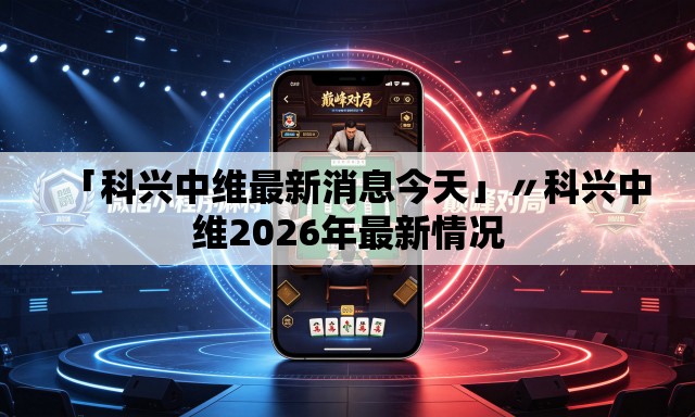 「科兴中维最新消息今天」〃科兴中维2026年最新情况 「科兴中维最新消息今天」〃科兴中维2026年最新情况