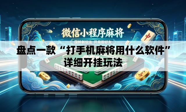 盘点一款“打手机麻将用什么软件	”详细开挂玩法