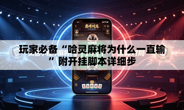 玩家必备“哈灵麻将为什么一直输”附开挂脚本详细步
