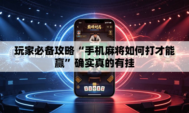 玩家必备攻略“手机麻将如何打才能赢	”确实真的有挂