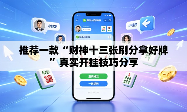 推荐一款“财神十三张刷分拿好牌”真实开挂技巧分享