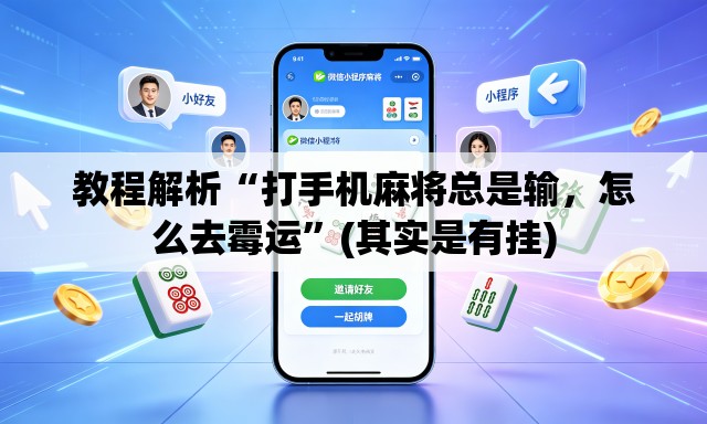 教程解析“打手机麻将总是输，怎么去霉运”(其实是有挂)