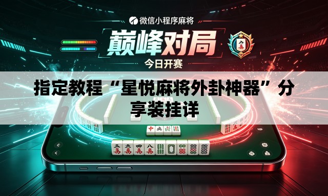 指定教程“星悦麻将外卦神器”分享装挂详