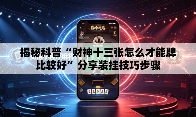 揭秘科普“财神十三张怎么才能牌比较好	”分享装挂技巧步骤