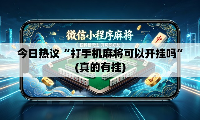今日热议“打手机麻将可以开挂吗	”(真的有挂)