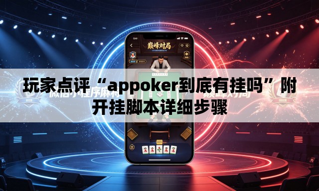 玩家点评“appoker到底有挂吗”附开挂脚本详细步骤