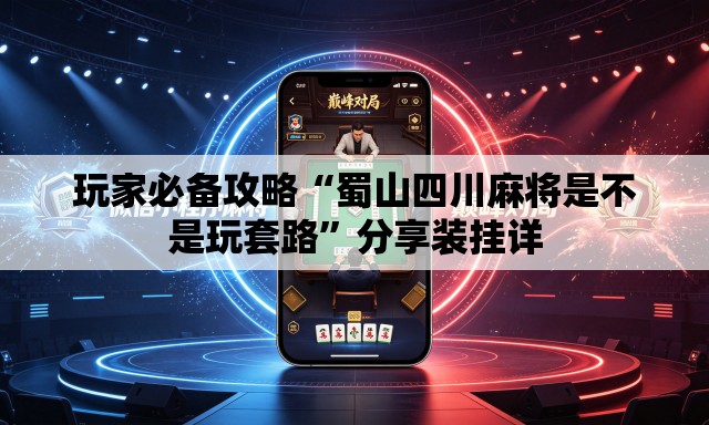 玩家必备攻略“蜀山四川麻将是不是玩套路”分享装挂详