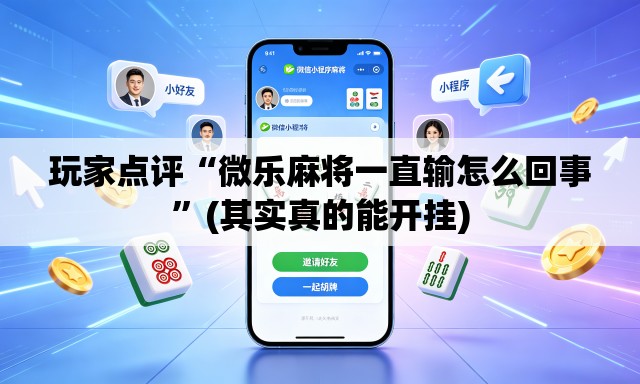 玩家点评“微乐麻将一直输怎么回事	”(其实真的能开挂)