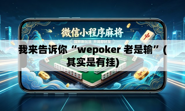 我来告诉你“wepoker 老是输	”(其实是有挂)