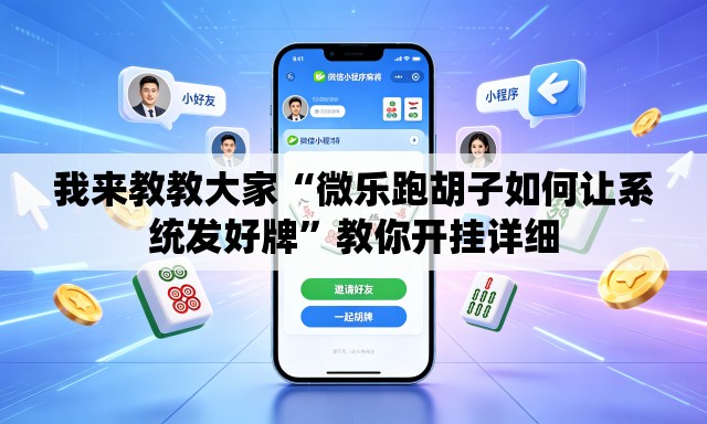 我来教教大家“微乐跑胡子如何让系统发好牌”教你开挂详细