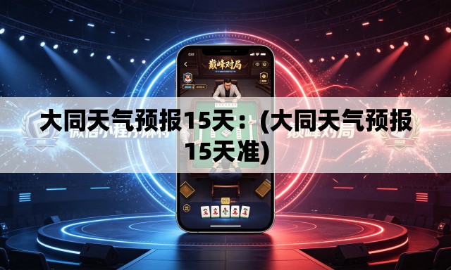 大同天气预报15天:(大同天气预报15天准) 大同天气预报15天:(大同天气预报15天准)