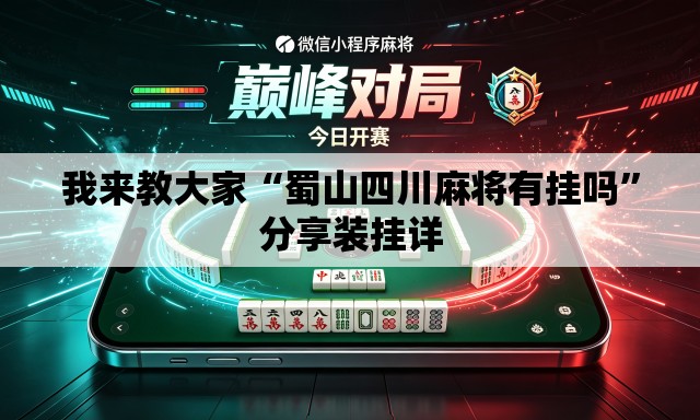 我来教大家“蜀山四川麻将有挂吗	”分享装挂详