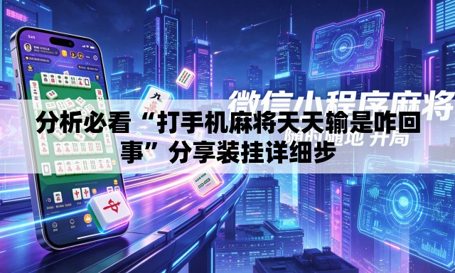 分析必看“打手机麻将天天输是咋回事	”分享装挂详细步