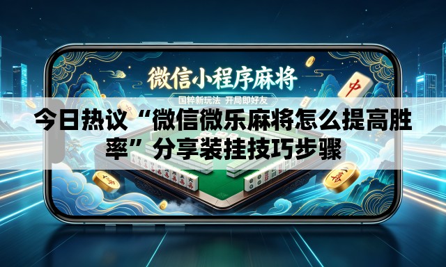 今日热议“微信微乐麻将怎么提高胜率	”分享装挂技巧步骤
