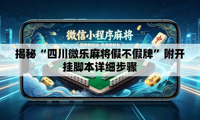 揭秘“四川微乐麻将假不假牌	”附开挂脚本详细步骤