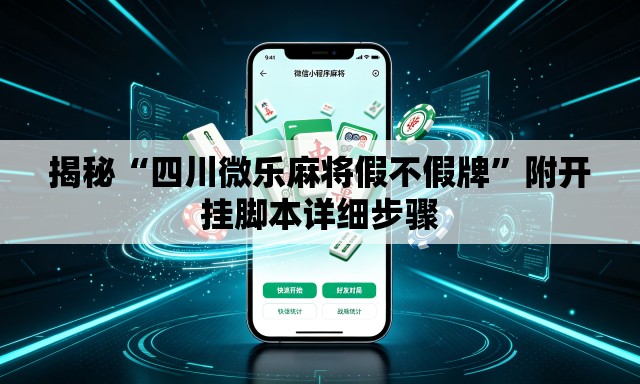 揭秘“四川微乐麻将假不假牌”附开挂脚本详细步骤