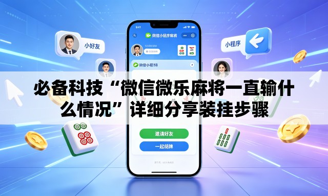 必备科技“微信微乐麻将一直输什么情况”详细分享装挂步骤